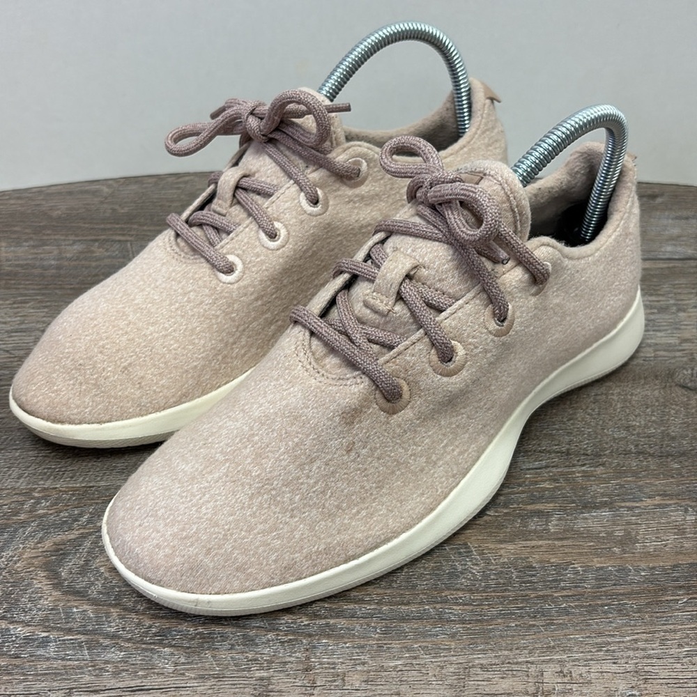 Allbirds Women’s Wool Runner MIZZLES -Light Pink Size 10 - Picture 2 of 11